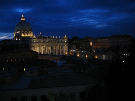 Vaticano, 2005. El Vatincano, en vela